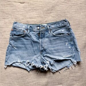AGOLDE Parker Vintage Cutoff Jean Shorts, 26.
